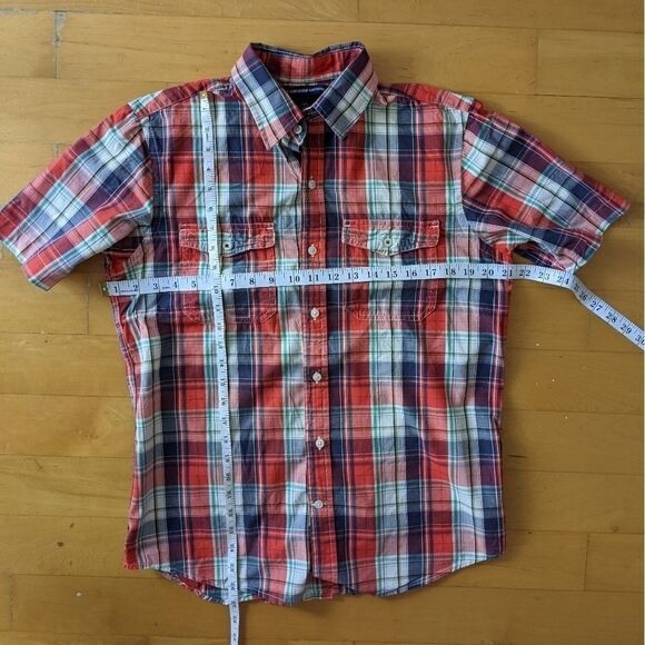 OLD Navy Cotton Men Plaid Shirt Size Small @D - Picture 7 of 7